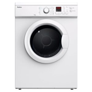 Amica ADV7CLCW Tumble Dryer Vented White Freestanding 7 Kilogram C Energy Rating 69dB Noise Level Digital Display Delay Start