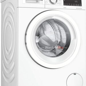 Bosch Home & Kitchen Appliances Bosch WNA134U8GB Serie 4 Freestanding Washer Dryer with AutoDry, Wash & Go 60, IronAssist and SpeedPerfect, 8kg/5kg load, 1400rpm spin, White