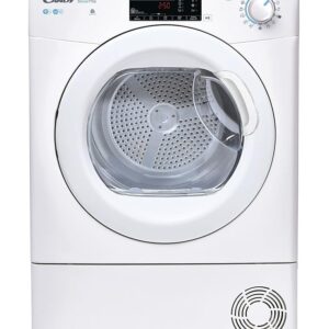 Candy CSOEC9TG 9kg Condenser Tumble Dryer, Sensor Dry, WiFi, White/White Door