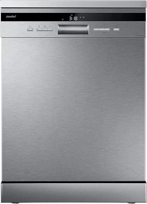 COMFEE' Freestanding Dishwasher FD1435E-X with 14 place settings, Full Size 44db