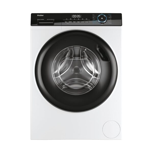 Haier HWD90-B14939 Freestanding Washer Dryer, 9kg/6kg Load, 1400RPM, White [Energy Class D]