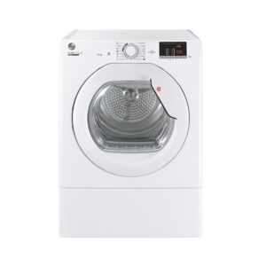 Hoover HLEV10DG 10kg Vented Tumble Dryer, White, Digital Display