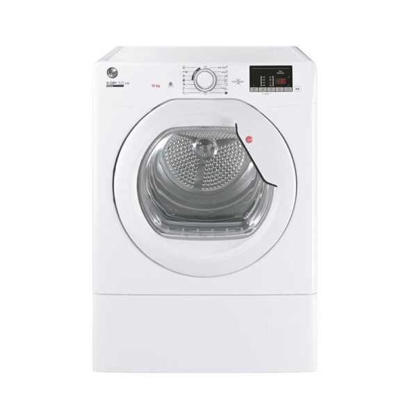 Hoover HLEV10DG 10kg Vented Tumble Dryer, White, Digital Display