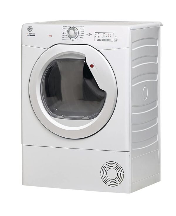 Hoover HLEV8LG 8kg Vented Tumble Dryer, White, LED Display