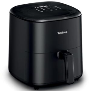 Tefal Easy Fry Max Digital Air Fryer, 5L, 10in1, Uses No Oil, Air Fry, Extra Crisp, Roast, Bake, Reheat, Dehydrate, 6 Portions, Non-Stick, Dishwasher Safe Baskets, Black EY245840