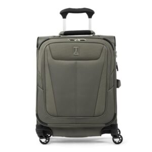 Travelpro Maxlite 5 Expandable Carry-On Luggage - Lightweight Suitcase with 4 Spinner Wheels for Effortless Travel- Ideal for Men and Women- Suitcase for Travel in Slate Green,Carry-On 49 x 39 x 20 cm