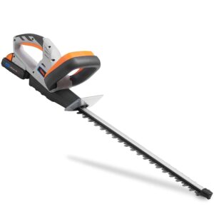 VonHaus Cordless Hedge Trimmer – Electric Trimmer for Shrubbery, Bushes – Cordless Hedge Cutter for Garden with 20V Battery, Lightweight Design, Soft Grip Handle & Blade Cover