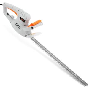 VonHaus Hedge Trimmer 550W – Electric Lightweight Cutter for Hedges, Bushes, Branches, Shrubs, Twigs – Comes with Blade Cover, 10m Cable, 60cm Blade, Soft Grip Handle, 2 Stage...