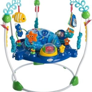 Baby Einstein, Neptune's Ocean Discovery Activity Jumper & Bouncer, Play Centre with Removable Toys, Introduces Numbers and Colours, Languages, 4 Adjustable Heights, 360°...
