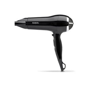 BaByliss Power Smooth Hair Dryer - Powerful and Lightweight, 2400W Fast Drying, Ionic for Frizz-Control, 3 Heat & 2 Speed Settings Plus Cool Shot, Black, 5736CU