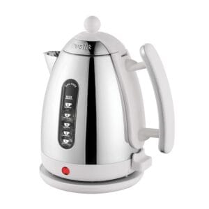 Dualit Lite Kettle - 1.5L Jug Kettle - Polished with Gloss White, High Gloss Finish - Fast Boiling Kettle by Dualit - 72015