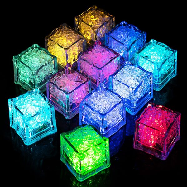 Jiosdo Kids Light Up Toys Sensory Toys, 12PCS Led Light Up Bath Toys For Toddlers, Kids Sensory Toys, Liquid Sensor Bath Lights For Kids, Sensory Bath Toys For Children, Light...