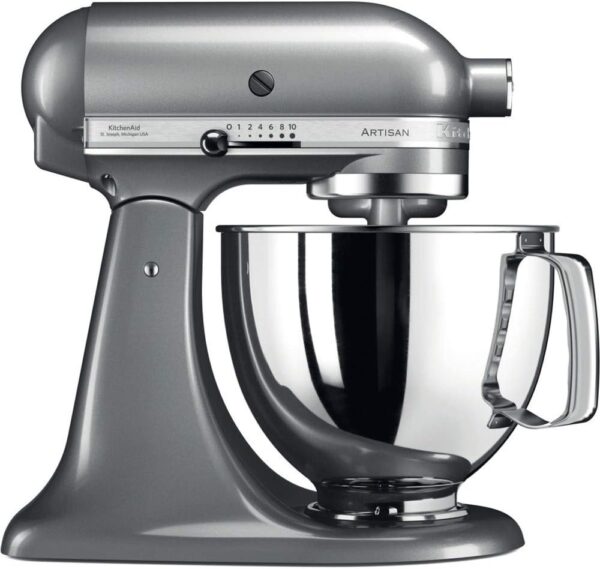 KitchenAid MIXER TILT-HEAD 4.8L - ARTISAN - CONTOUR SILVER 5KSM125BCU