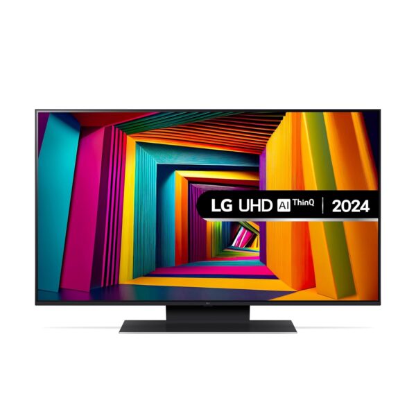 LG 43UT91006LA 43-Inch 4K UHD Smart TV, α5 AI Processor Gen7, Freeview Play and Amazon Alexa, 60Hz, Ashed Blue [Model 2024]