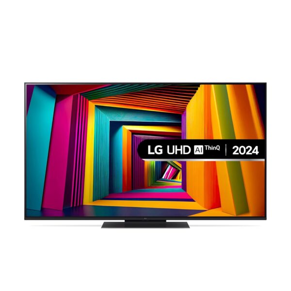 LG 55UT91006LA 55-Inch 4K UHD Smart TV, α5 AI Processor Gen7, Freeview Play and Amazon Alexa, 60Hz, Ashed Blue [Model 2024]
