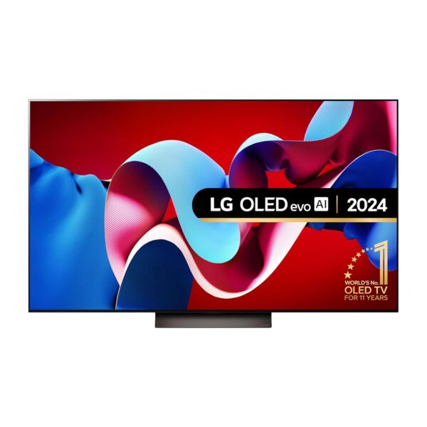 LG evo OLED65C44LA 65-Inch 4K UHD Smart TV, (α9 AI Processor Gen7, Dolby Atmos, Freeview Play and Amazon Alexa, 120Hz), Umber Brown [Model 2024]