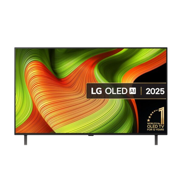 LG OLED48B56LA 48-Inch OLED AI 4K UHD Smart TV, (α8 AI Processor, Dolby Atmos, Freeview Play and Amazon Alexa, 120Hz) [Model 2025]