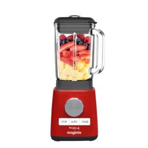 Magimix Blender Power 4 | Quiet Mark Approval | Metal/Glass | 1300W | 1.8L | Red | 11629