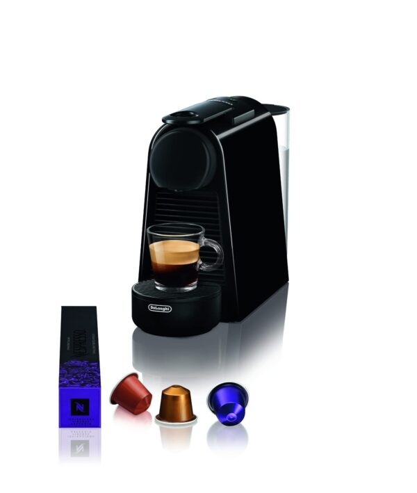 Nespresso De'Longhi Essenza Mini EN85.B Semi-Automatic Coffee Machine Pod Coffee Maker 0.6 L