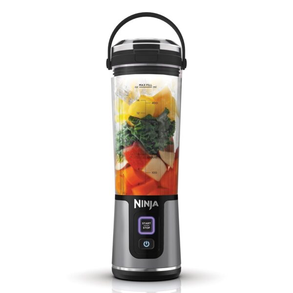 Ninja Blast Portable Blender, 530ml, Leakproof Lid & Sip Spout, Powerful Cordless Mini Blender, Rechargeable, Portable Smoothies, Protein Shakes, Blends Ice & Frozen Fruit,...