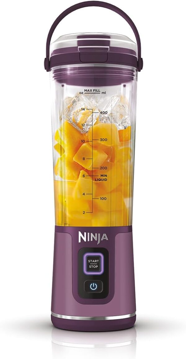 Ninja Blast Portable Blender, 530ml, Leakproof Lid & Sip Spout, Powerful Cordless Mini Blender, Rechargeable, Portable Smoothies, Protein Shakes, Blends Ice & Frozen Fruit,...