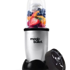 nutribullet magic bullet Starter Kit - All-in-one Food Processor & Blender - 10,000 RPM Speed - 4 Piece Kit with 1x High Torque Power Base, 1x Tall Cup & Flip Top Lid & 1x Cross...
