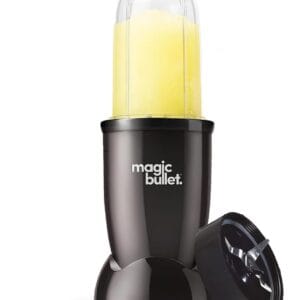 nutribullet magic bullet Starter Kit in Black - All-in-one Food Processor & Blender - 10,000 RPM Speed - with High Torque Power Base, Tall Cup & Flip Top Lid and Cross Blade