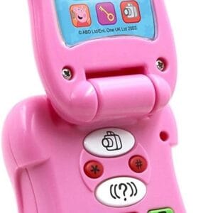 Peppa Pig PP06 Peppa's Flip & Learn Toy Phone for Kids-Interactive Learning and Child Development, Colours and Number Recognition and Communication, 3+ Years, Single, Multi