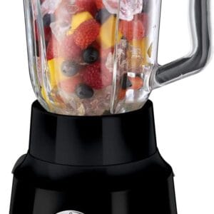 Russell Hobbs Desire Jug Blender, 1.5L Glass Jug, Make healthy soup/ smoothie/milkshake, 2 Speed Settings & Pulse, Removable Stainless Steel blades for easy cleaning, Removable...