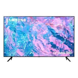 Samsung 55 Inch CU7100 UHD HDR Smart TV (2023) - 4K Crystal Processor, Adaptive Sound Audio, PurColour, Built In Gaming Hub, Streaming & Video Call Apps And Image Contrast Enhancer