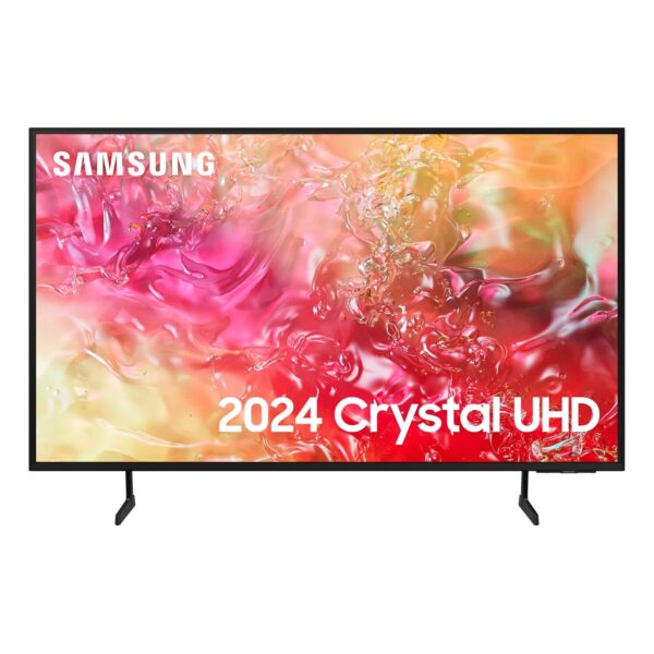 Samsung DU7100 85" Crystal UHD SmartTV, With Crystal Processor 4K, PurColour, Object Tracking Sound Lite, Gaming Hub, Smart TV powered by Tizen, UE85DU7100KXXU, UK Model (2024)