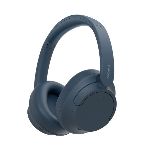 Sony WH-CH720N Wireless Bluetooth Noise Cancelling Over-Ear Headphones, High Quality Sound, Ambient Sound Mode, Lightweight Design, up to 50 hr battery life, iOS & Android - Blue
