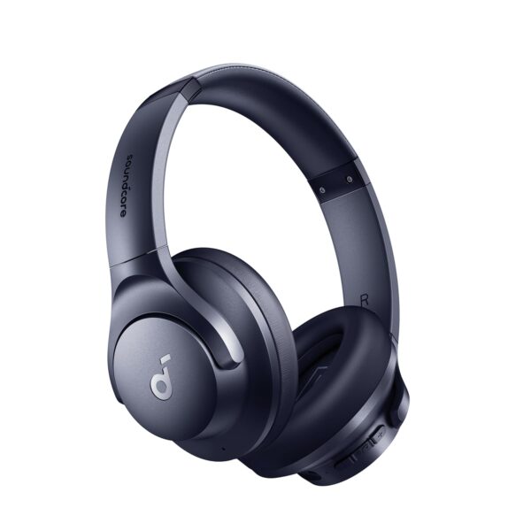 soundcore by Anker Q20i Hybrid Active Noise Cancelling Foldable Headphones, Wireless Over-Ear Bluetooth, 40H Long ANC Playtime, Hi-Res Audio, Big Bass, Customize via an App,...