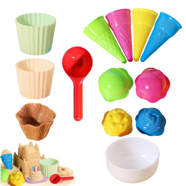 11 Pcs Sand Pit Toys, Sand Toys, Bucket And Spade Beach Set Kids, Beach Toys For Toddlers Age 1-5, Sand Toys For Toddlers Age 3-5, Sand Pit, For Kids Age 1-5, Pool & Outdoor...