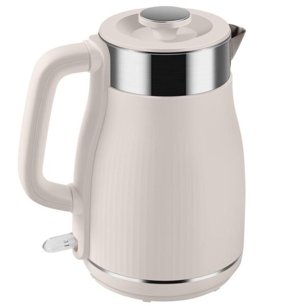 1.8L Electric Kettle Cordless, 1800W Water Kettle Electric with Fast Boil, Auto Shut off and Boil Dry Protection, Quiet, Suit for Camping, Office
