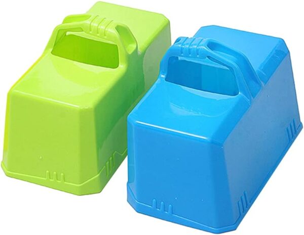 2Pcs Snow Brick Mold and Sand Brick Maker for Outdoor Play, Assorted Colors, 6.29X3.34X4.32In, Plastic