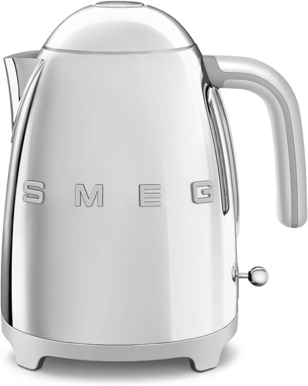 50’s Style Jug Kettle, Soft Opening, 360 Swivel Base, Anti-Slip Feet, 300W, 1.7L, Stainless Steel