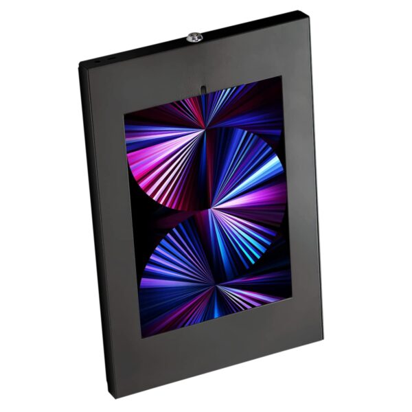 Allcam IPA2620EN Anti-theft Steel Security Enclosure Wall Mount Wallet compatible with 10.2" - 11" iPad/iPad Air in Black