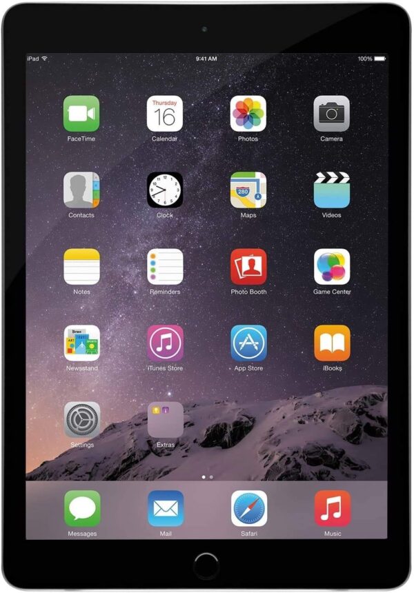 Apple iPad Air 2 16GB Wi-Fi - Space Grey (Renewed)