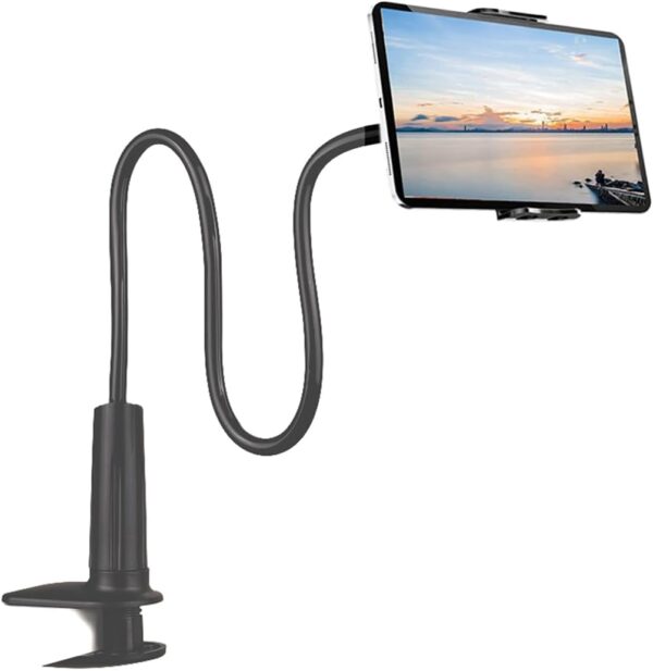 AWXYZ Gooseneck Tablet Holder, Flexible Tablet Stand,Lazy Arm Tablets Mount 360 Adjustable Holder Clamp Bracket Bed for iPad Smartphone 4.7-10.1''
