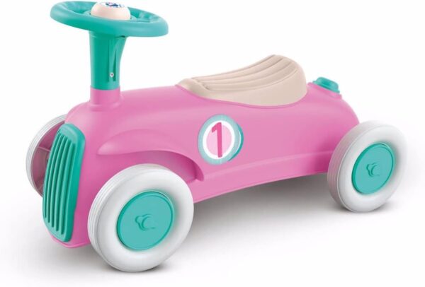 Baby Clementoni 17455, My First Car - Pink Ride on for Toddlers, Ages 12 months Plus