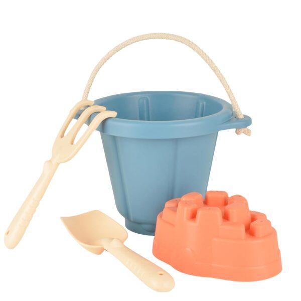 Beach Toys Set for Kids 4 Pcs | Water Outdoor and Sand Fun Tools Kid | Play Sand Bucket Shovel Set Toy Outdoor Vehicles for Boys Girls (Turquoise)