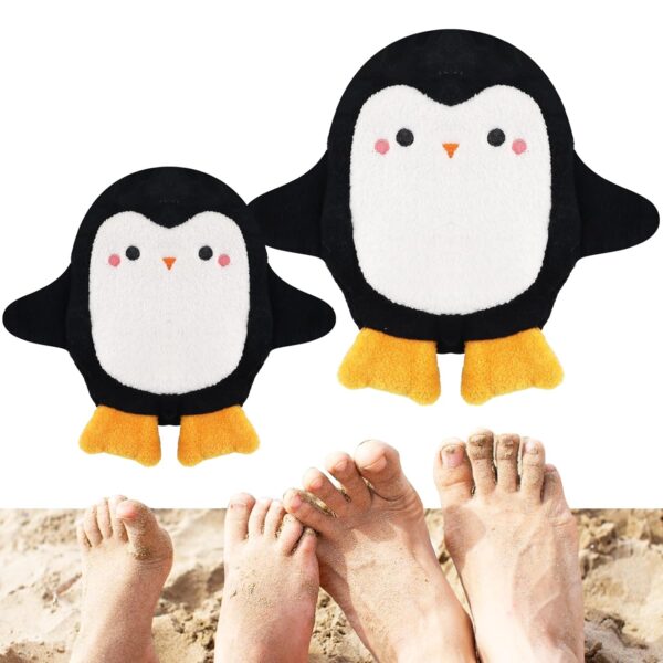 Blublu Park 2Pcs Sand Remover for Beach, Sand Removal Bag, Powder Pouches Sand Remover Beach Essentials for Vacation,Skin-Friendly, Beach Accessories, Must Haves, Gifts for...