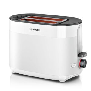 Bosch, Toaster, MyMoment, 2 slots, defrost and reheat functions, pastry heater, HighLift, automatic shut-off, white, TAT2M121