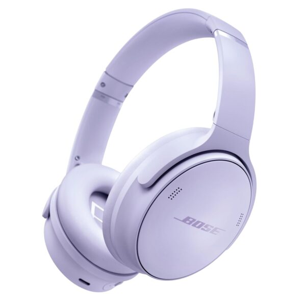 Bose QuietComfort Wireless Noise Cancelling Headphones, Bluetooth Over Ear Headphones with Up To 24 Hours of Battery Life, Chilled Lilac - Limited Edition