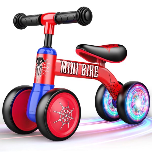Braxel Baby Balance Bike 1 2 Year Old, 2 Wheels Lighting Ride On Toys for 1 2 Year Old Boys, Baby Bike Toys 1 2 Year Old Girls Boys Gifts, Toddler Toys Birthday Easter Gifts for...