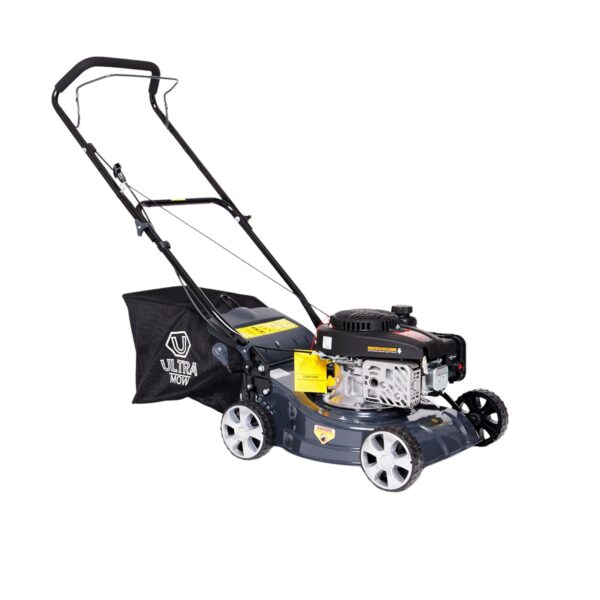 Callow Premium Petrol Lawn Mower - 41cm Cutting Width - Powerful 4 Stroke 123cc 2.8hp OHV LONCIN Engine with Centrally Adjusted Cutting Heights between 25mm and 70mm and 40 L...