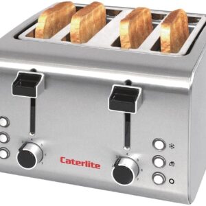 Caterlite 4 Slot Stainless Steel Toaster Innovative Design with New Features