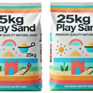 Certified Non-Toxic Children's Play Sand, 50kg - Natural, Washed, and Safe for Kids' Play Pits.