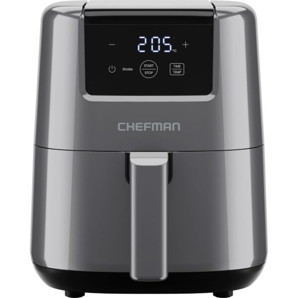 Chefman 2L Mini Air Fryer – Digital Space-Saving Compact Air Fryer with Nonstick and Dishwasher Safe Basket, Quick & Easy Meals in Minutes, Features Digital Timer and Shake...